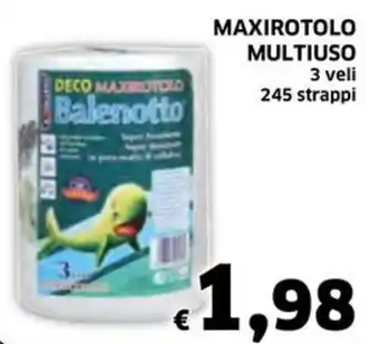 MAXIROTOLO MULTIUSO 3 veli 245 strappi