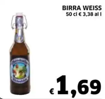 Ecu Discount BIRRA WEISS 50 cl offerta