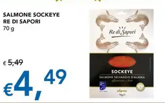 Migross Superstore SALMONE SOCKEYE RE DI SAPORI 70 g offerta