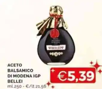 ACETO BALSAMICO DI MODENA IGP BELLEI ml.250