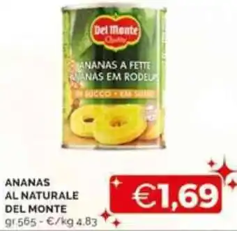 ANANAS AL NATURALE DEL MONTE gr.565