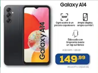 Euronics SAMSUNG Galaxy A14 offerta