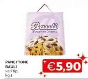 Mercatò PANETTONE BAULI vari tipi kg.1 offerta