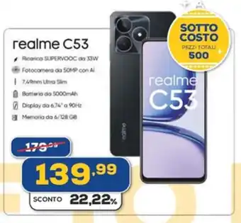 Euronics realme C53 offerta