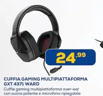 Euronics CUFFIA GAMING MULTIPIATTAFORMA GXT 4371 WARD offerta