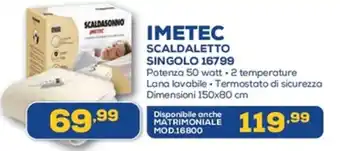 Euronics IMETEC SCALDALETTO SINGOLO offerta