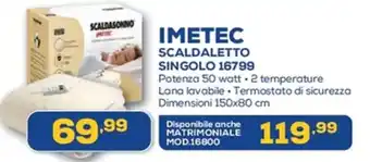 Euronics IMETEC SCALDALETTO MATRIMONIALE offerta