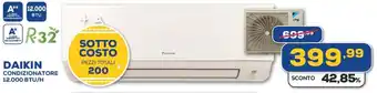 Euronics DAIKIN CONDIZIONATORE 12.000 BTU/H offerta