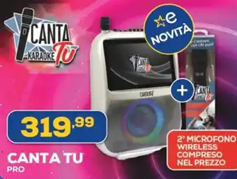 Euronics CANTA TU PRO offerta