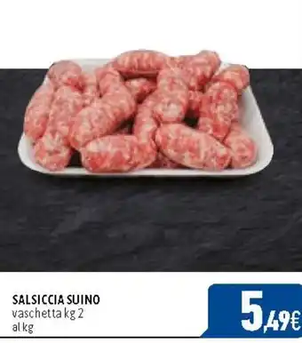 C+C Cash and Carry SALSICCIA SUINO vaschetta kg 2 offerta