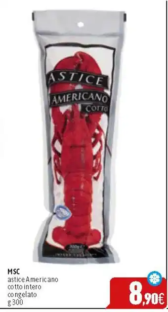 C+C Cash and Carry MSC astice Americano cotto intero g 300 offerta