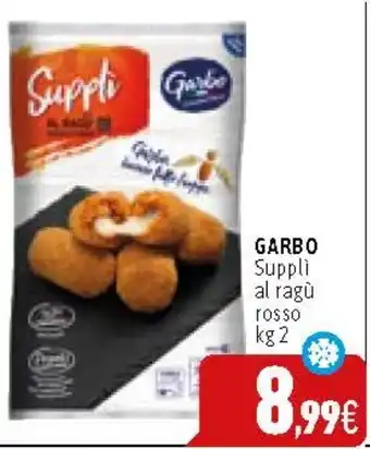 GARBO Suppli al ragù rosso kg 2