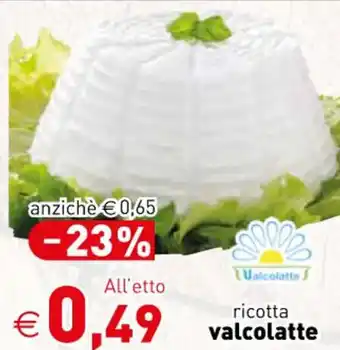 Crai ricotta valcolatte offerta