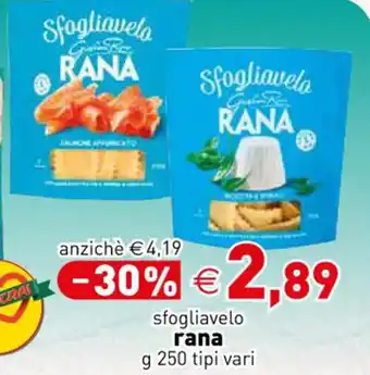 Crai sfogliavelo rana g 250 tipi vari offerta