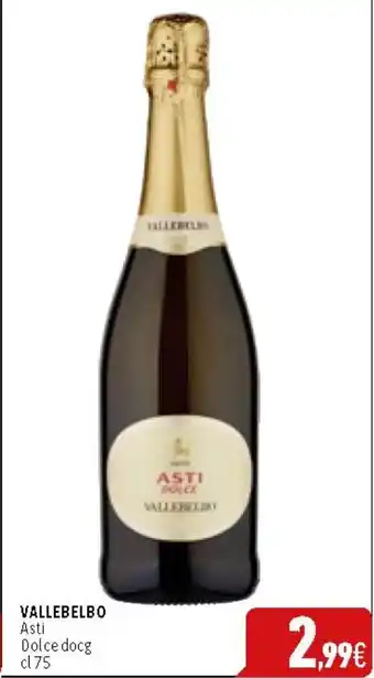 C+C Cash and Carry VALLEBELBO Asti Dolce docg cl 75 offerta