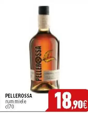 C+C Cash and Carry PELLEROSSA rum miele cl 70 offerta