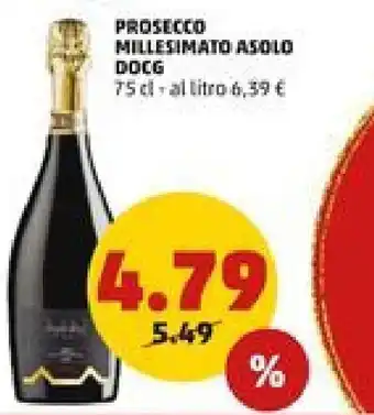 PENNY PROSECCO MILLESIMATO ASOLO DOCG 75 cl offerta