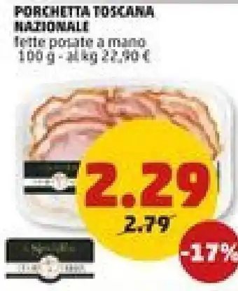 PENNY PORCHETTA TOSCANA NATIONALE 100 g offerta