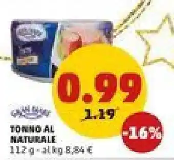 PENNY Tonno AL Naturale 112 g offerta