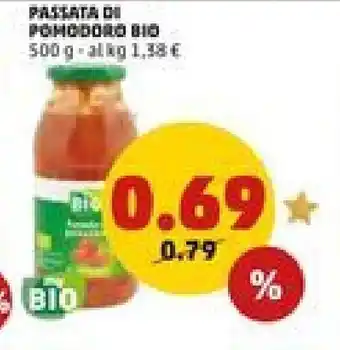 PENNY Passata di Pomodoro Bio 500 g offerta