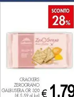 Crai Galbusera Crackers Zerograno offerta