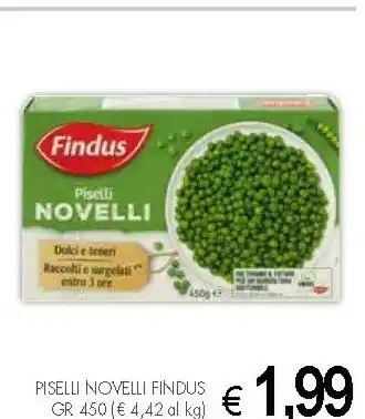 Crai Findus Piselli Novelli 450 G(ml) offerta