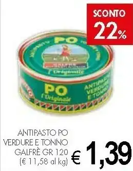 Crai Galfrè Antipasto Po Verdure E Tonno offerta
