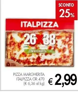 Crai Italpizza Margherita Pizza Surgelata 450 G(ml) offerta