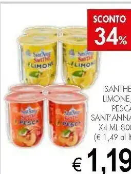 Crai Sant'anna San The Limone O Pesca offerta