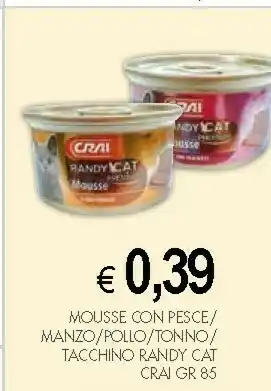 Crai Crai Mousse Con Pesce offerta