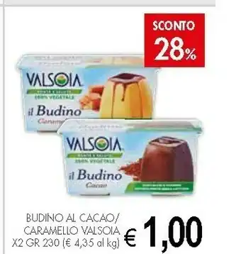 Crai Valsoia Il Budino Caramello 230 G(ml) offerta