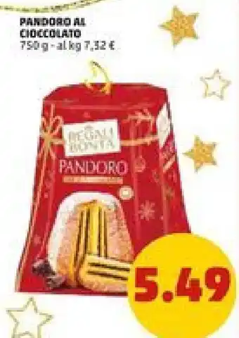 PENNY PANDORO AL CIOCCOLATO 750g offerta