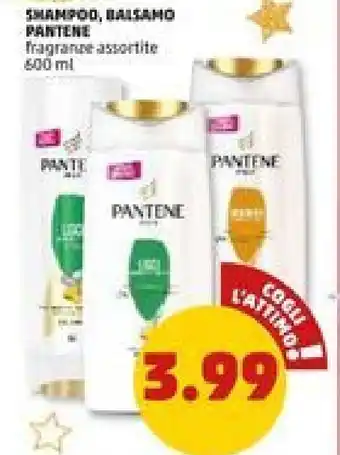 PENNY Shampoo,Balsamo Pantene 600 ml offerta