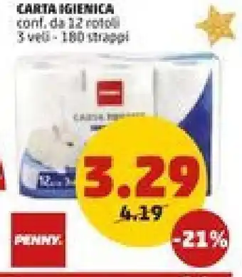 PENNY Carta Igienica offerta