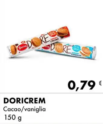 Iper Tosano DORICREM Cacao/vaniglia 150 g offerta