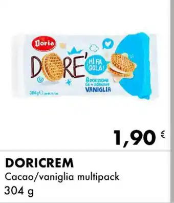 DORICREM Cacao/vaniglia multipack 304 g