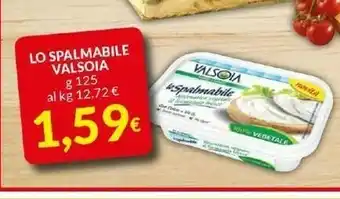 Doro Supermercati Valsoia Lo Spalmabile 125 G(ml) offerta