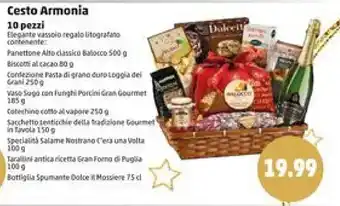 PENNY Cesto Armonia 10 pezzi offerta