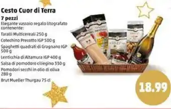 PENNY Cesto Cuor di Terra 7 pezzi offerta