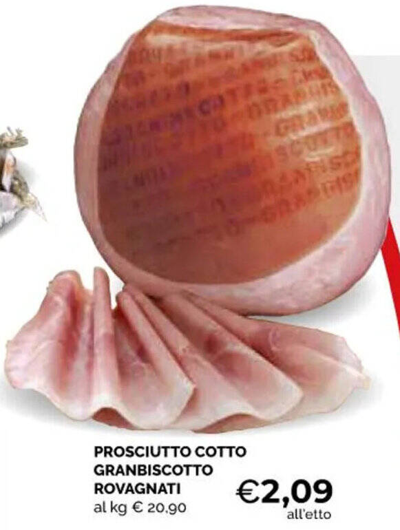 PROSCIUTTO COTTO GRANBISCOTTO ROVAGNATI offerta di Mercatò Big