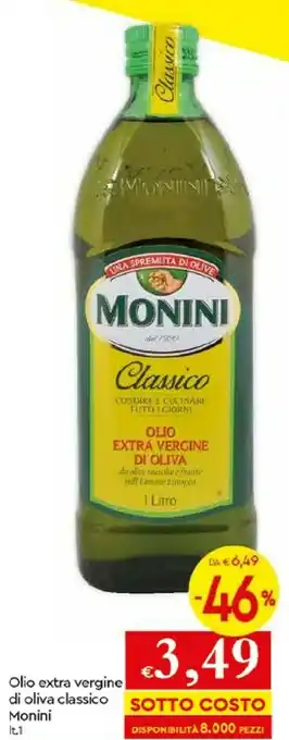 Galassia Monin Olio extravergine di oliva offerta