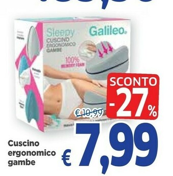Famila Galileo Cuscino Ergonomico Gambe offerta