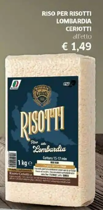 Galassia Riso offerta