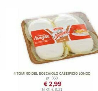 Galassia Longo Formaggio offerta