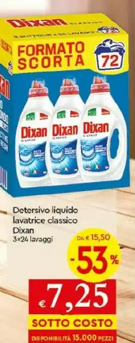 Galassia Dixan Detersivo lavatrice offerta