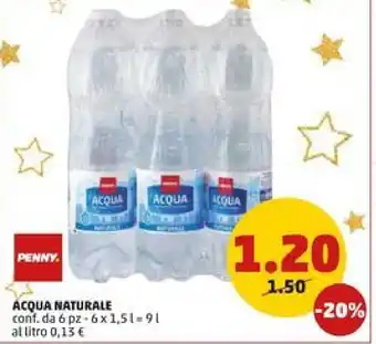 PENNY ACQUA NATURALE offerta