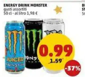 PENNY Energy Drink Monster offerta