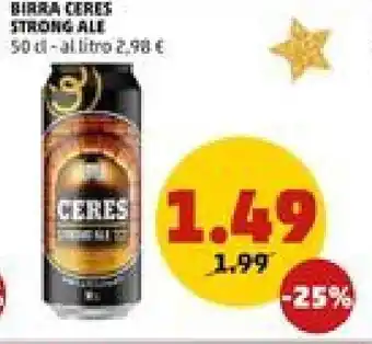 PENNY Birra Ceres Strong Ale offerta