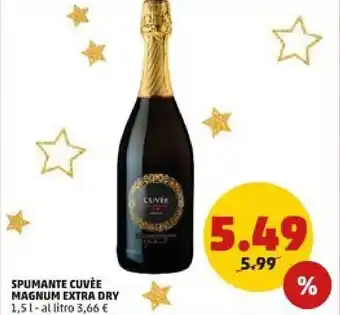 PENNY SPUMANTE CUVÉE MAGNUM EXTRA DRY 1,5 l offerta