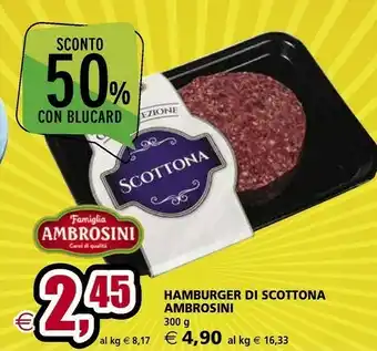 Il Gigante Ambrosini Hamburger Di Scottona offerta